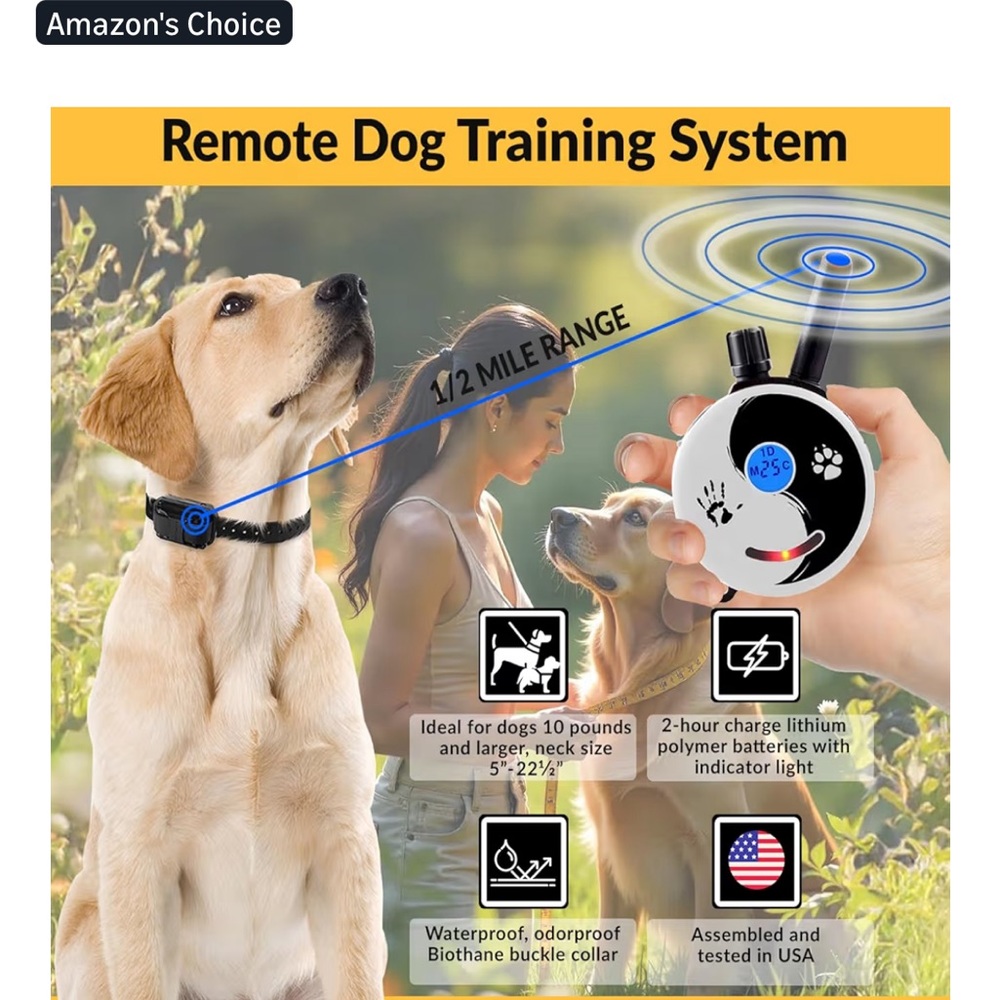 ET-300 Blue E-Collar Dog Trainer - Picture 6 of 6